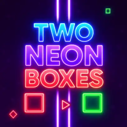 TWO NEON BOXES
